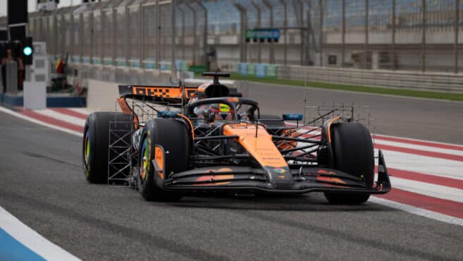 What happens during an F1 shakedown or filming day?