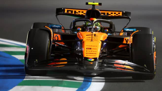 2025 Saudi Arabian GP FP2 results – Norris fastest as Tsunoda crashes