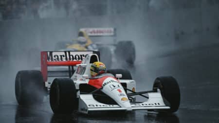 The six F1 races where only half points were awarded