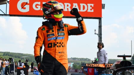 Piastri destroys field as Hamilton spins out of Belgian GP sprint qualifying