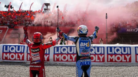MotoGP’s speedy siblings: little brother finally beats big brother