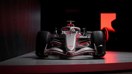 Audi aims to fight for F1 title ‘from 2030’ as silver colours unveiled