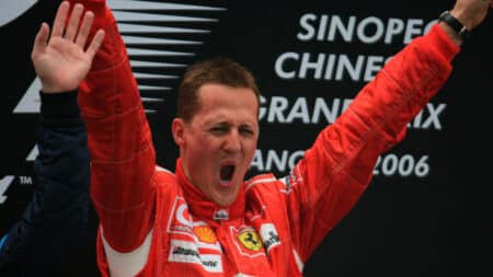 China 2006, the last time Michael Schumacher won an F1 race