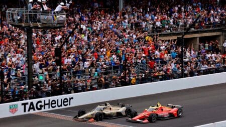‘The coolest way to win an Indy 500’: Rosenqvist’s sensational final lap brings closest finish ever