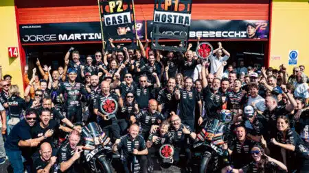 Paint it black: Aprilia thrashes Ducati at Mugello