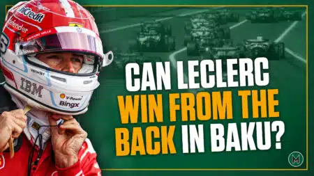 Podcast: Charles Leclerc vs 21 F1 drivers. His back-of-the-grid challenge in Baku