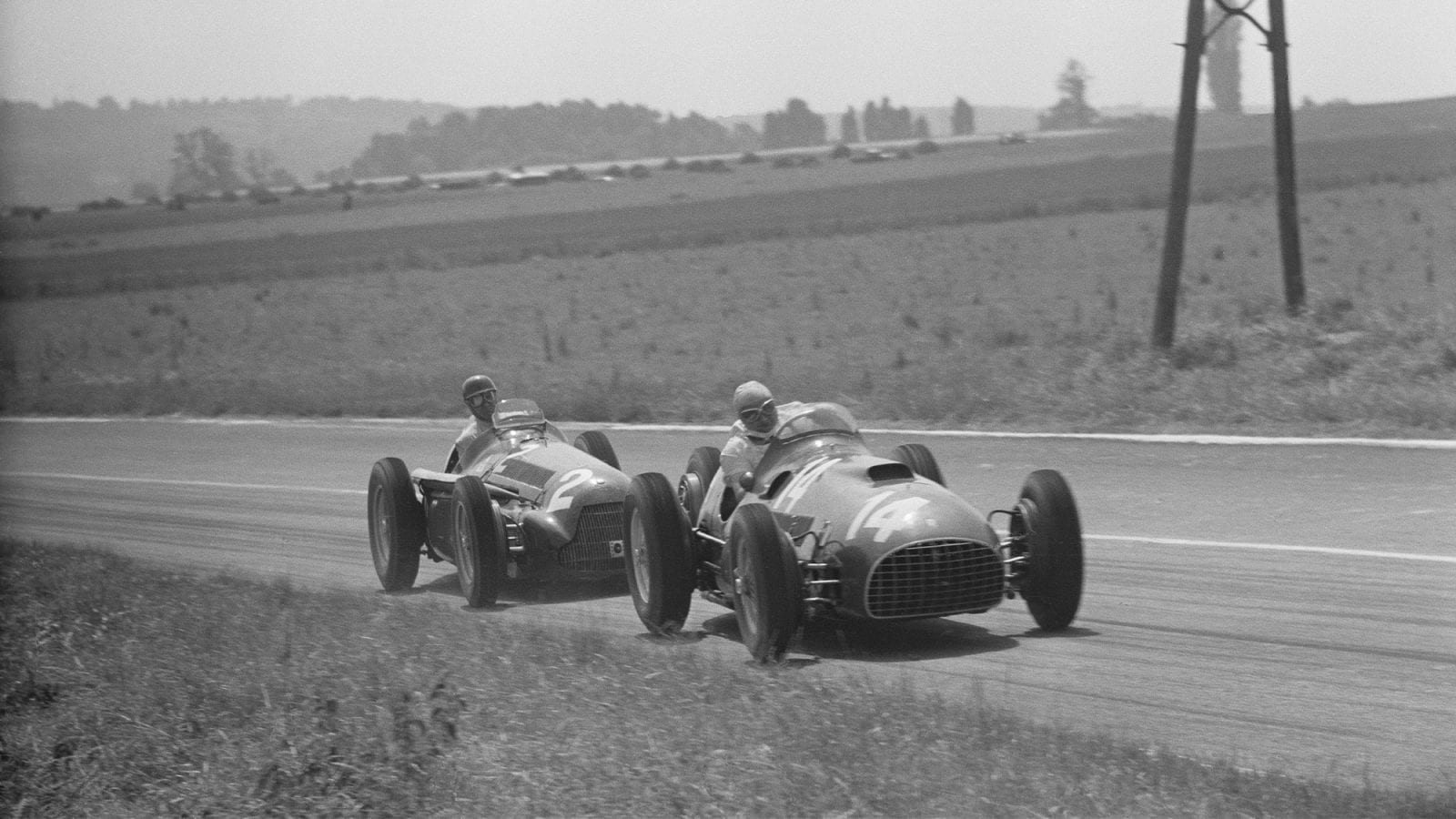 1951 French Grand Prix Gonzalez and Farina