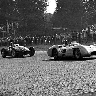 1954 Italian Grand Prix Fangio Moss