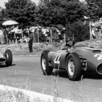 1956 Italian Grand Prix Fangio Moss