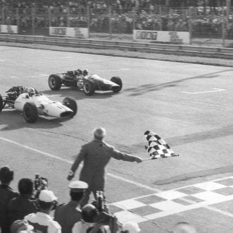 1967 Italian Grand Prix John Surtees and Jack Brabham