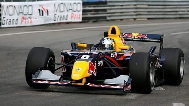 Sebastian Vettel at Monaco in 2007 World Series Renault