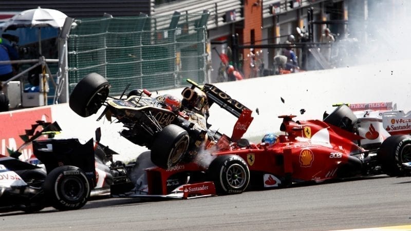 Romain Grosjean, 2012 Belgian GP