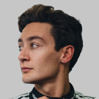 George Russell block