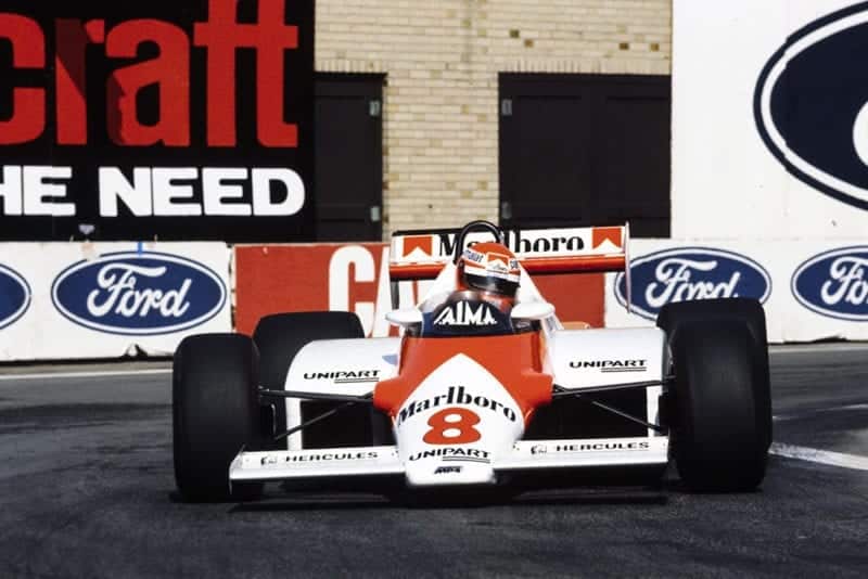 Niki Lauda in his McLaren MP4-1C Ford.