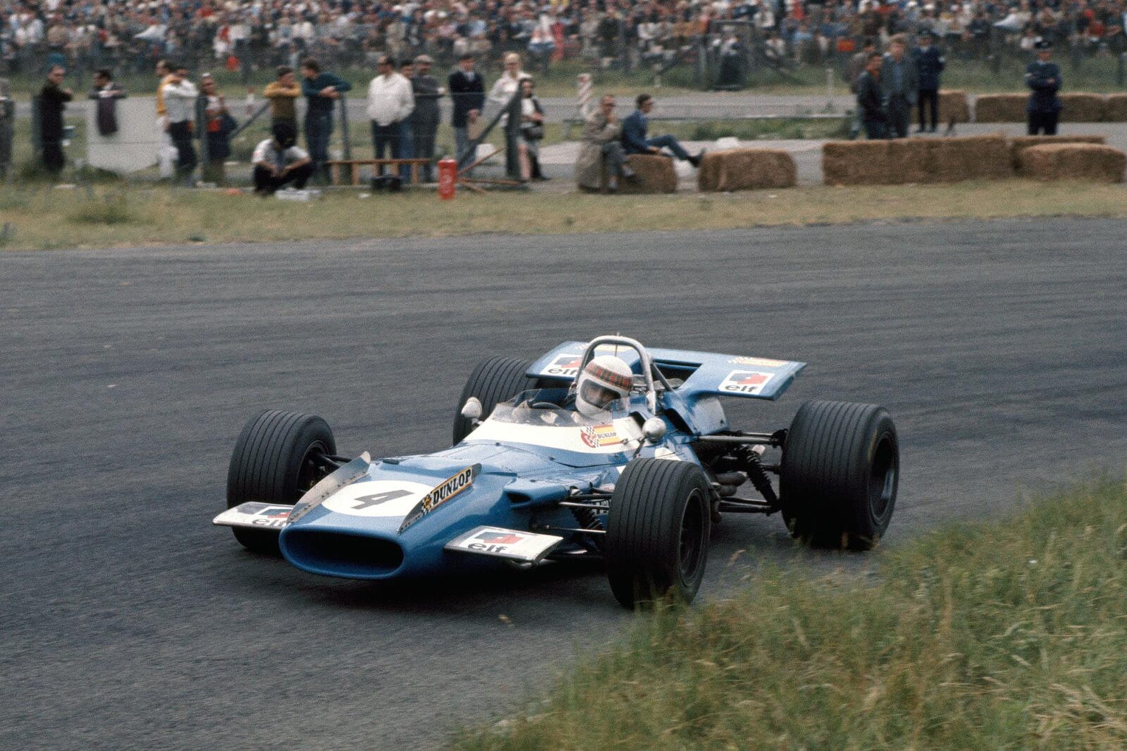 Jackie Stewart in his Matra at the 1969 Dutch Grand Prix