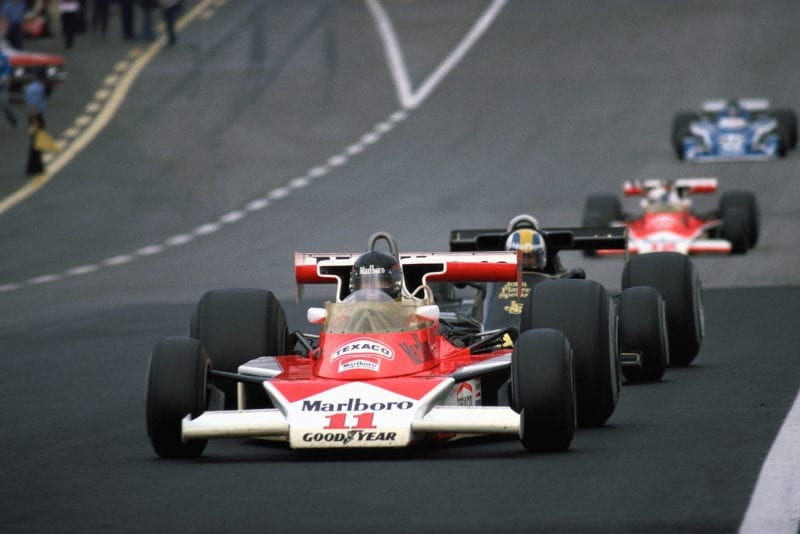 James Hunt (McLaren ) at the 1976 Austrian Grand Prix Österreichring.