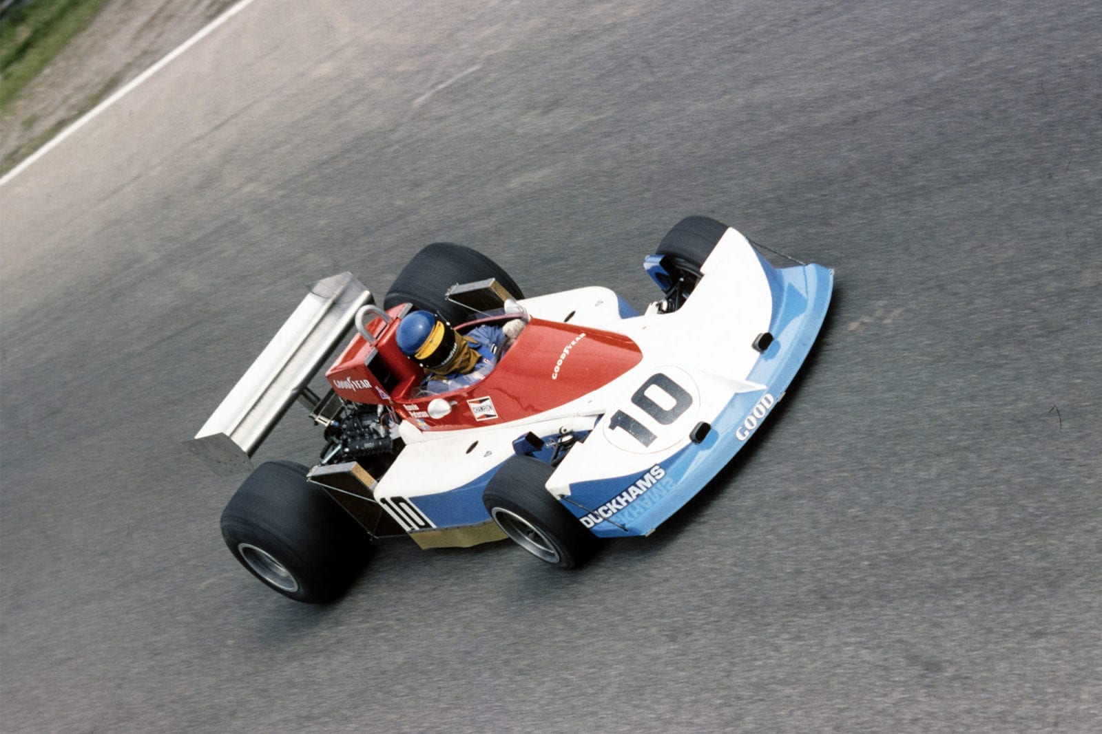 Ronnie Oeterson (March) at the 1976 Italian Grand Prix, Monza.