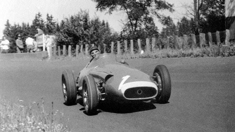 2 Juan Manuel Fangio Maserati 1957 German GP Nürburgring