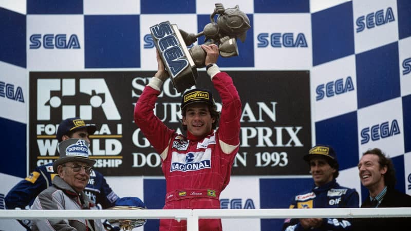 3 1993 European GP Donington Ayrton Senna McLaren