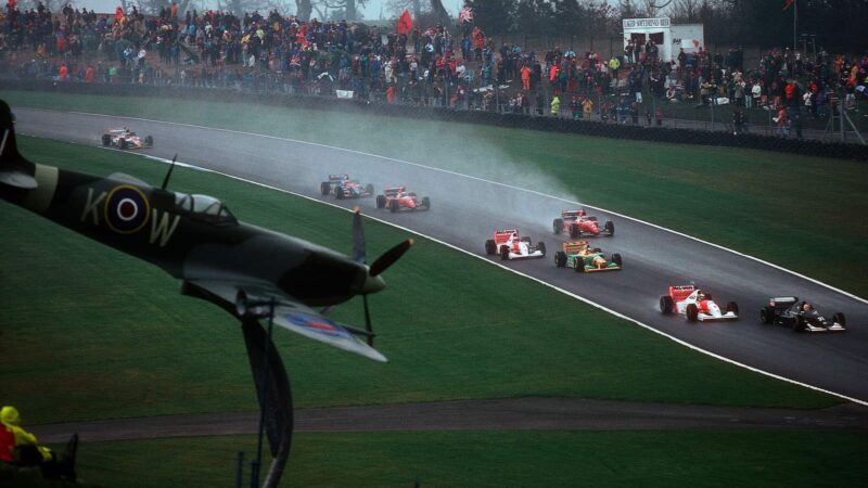 4 1993 European GP Donington Ayrton Senna McLaren