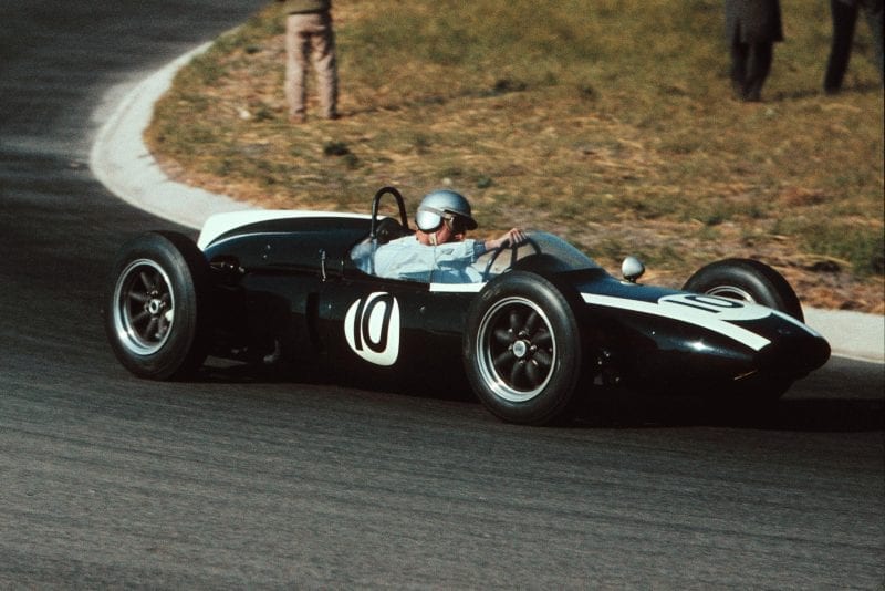 Jack Brabham in his Cooper T55.