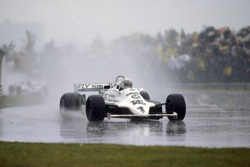 Alan Jones in his Williams FW07C-Ford Cosworth.