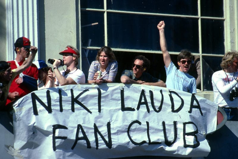 Members of the Niki Lauda Fan Club were rewarded with a victory for their hero.