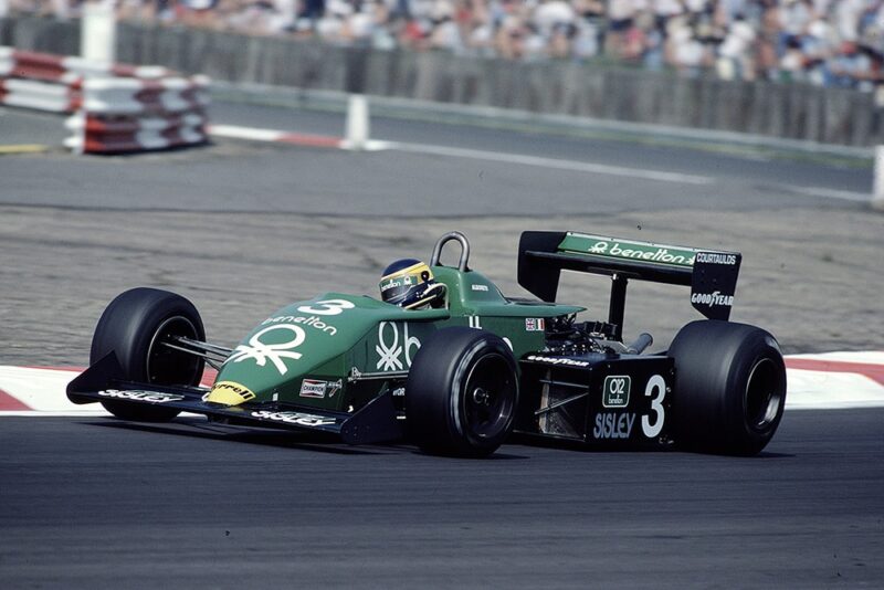 The Tyrrell 011 Ford of Michele Alboreto.