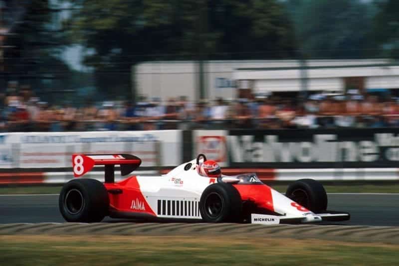 Niki Lauda in his McLaren MP4/1C.