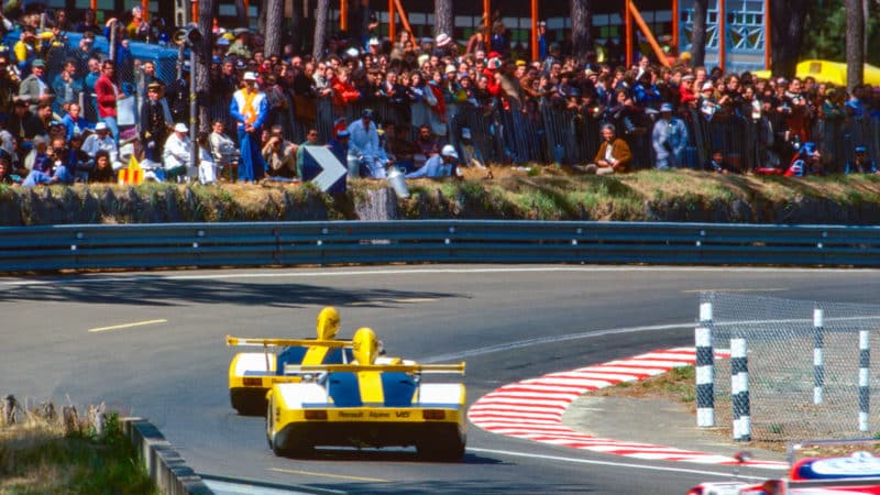 Alpine A442s in the 1977 le Mans 24 Hours