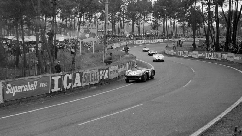 Aston Martin DB3 at 1958 Le mans 24 Hours