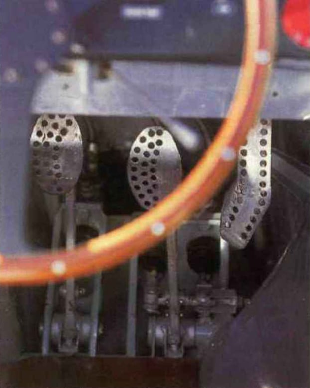 Aston Martin DBR1 pedals