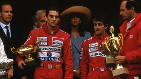 Ayrton Senna by Alain Prost
