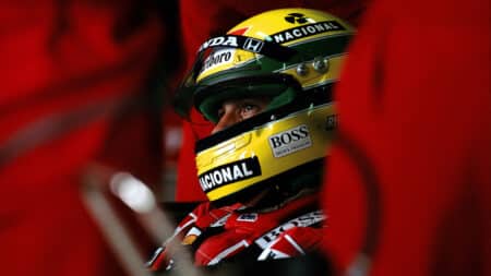 Two sides of Ayrton Senna, the man in the yellow helmet