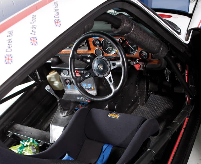 Cockpit of Broadspeed Jaguar XJC