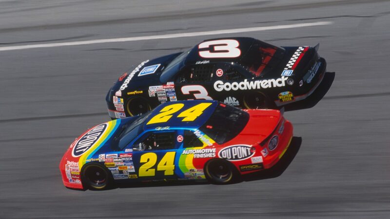 Dale Earnhardt Jeff Gordon