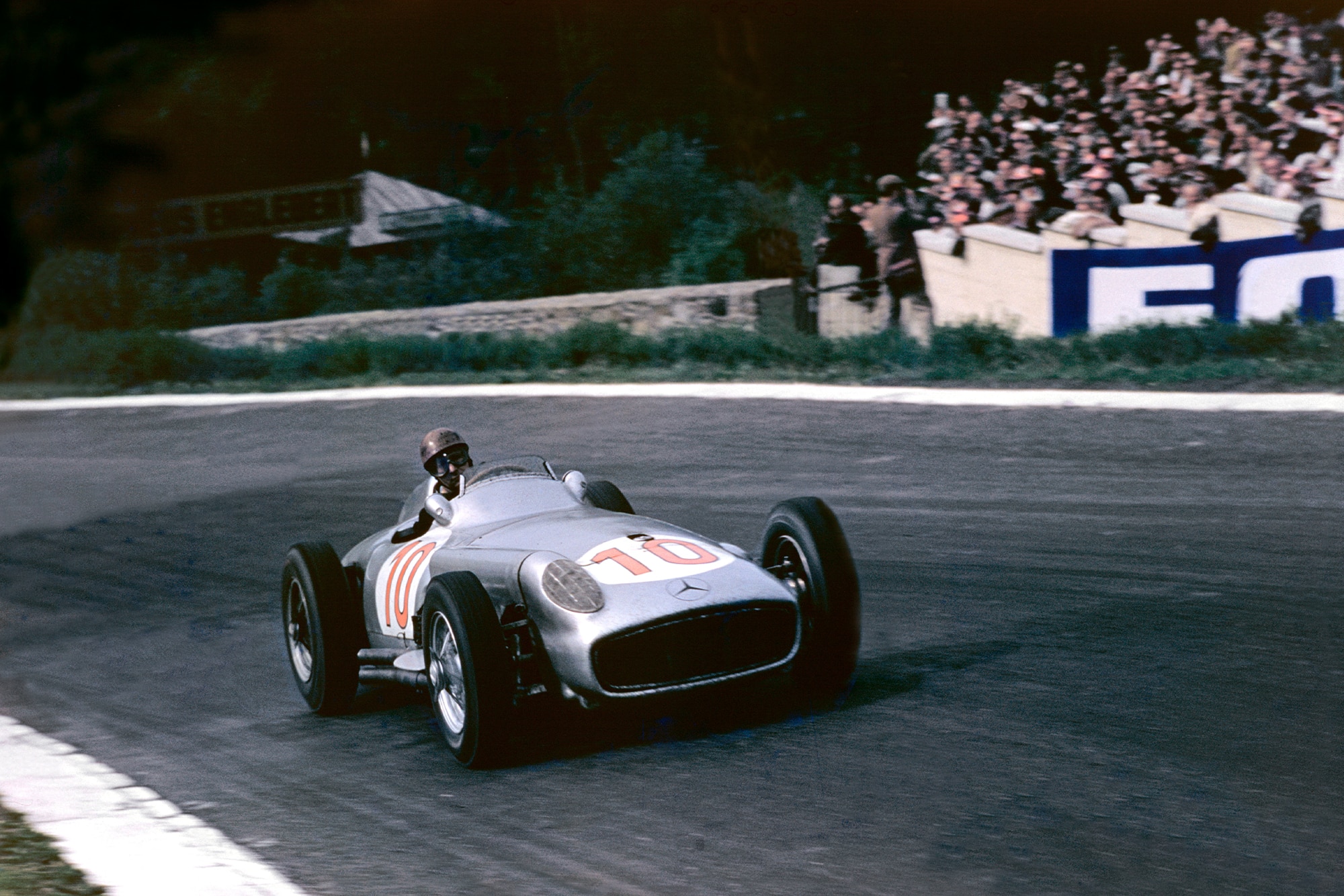 1955 Belgian Grand Prix race report Silver Arrows dominate July 1955