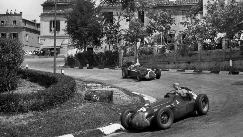 Fangio Alfa Romeo 1950 Pescara GP