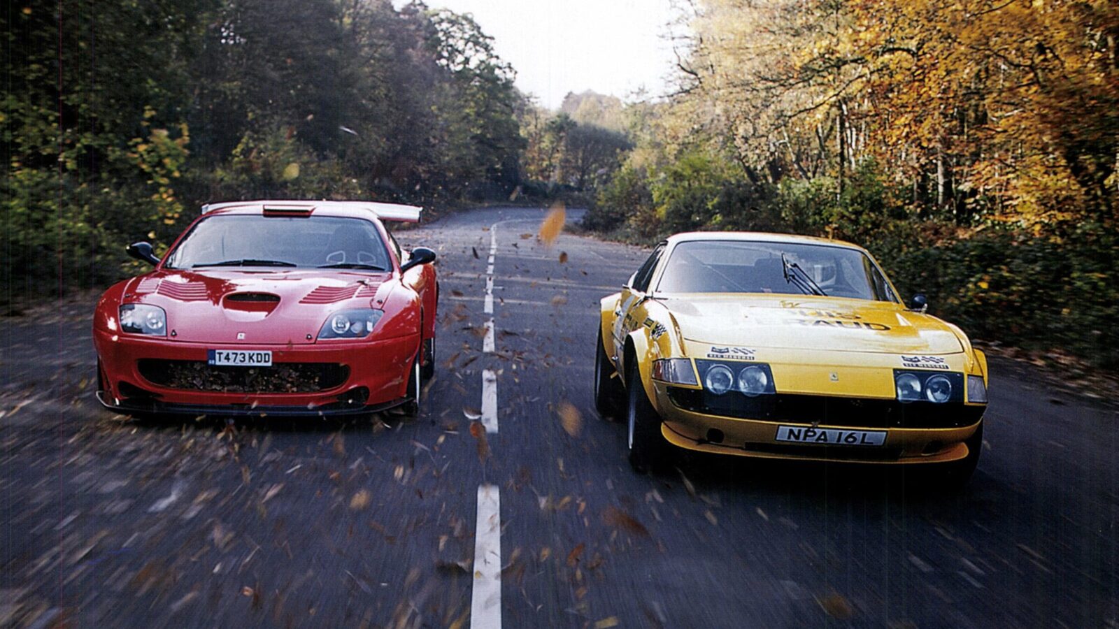 Ferrari Daytona and Ferrari 550 LM