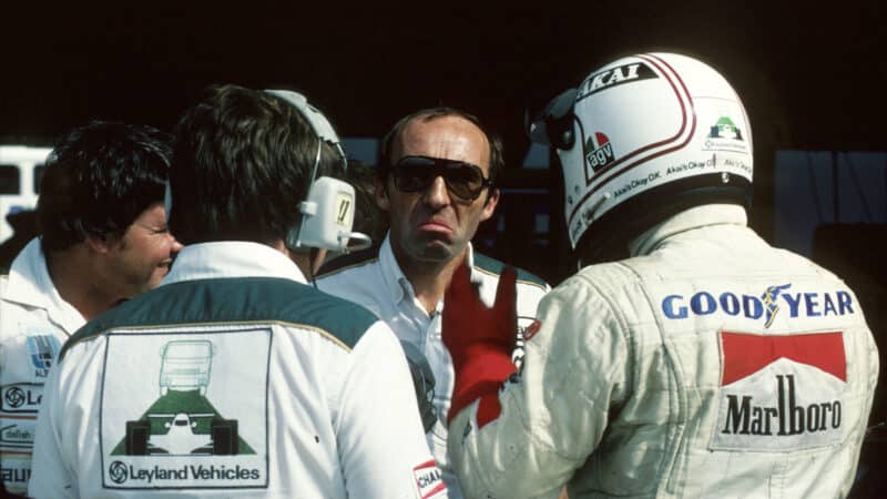 Frank Williams Alan Jones 1981