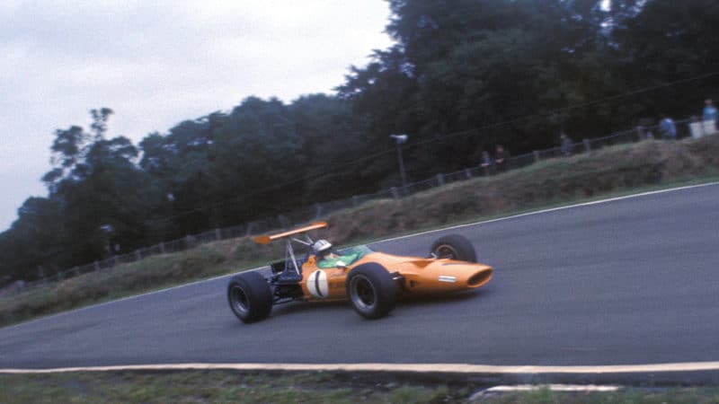 McLaren-F1-driver-Bruce-McLaren-at-1968-British-GP-2