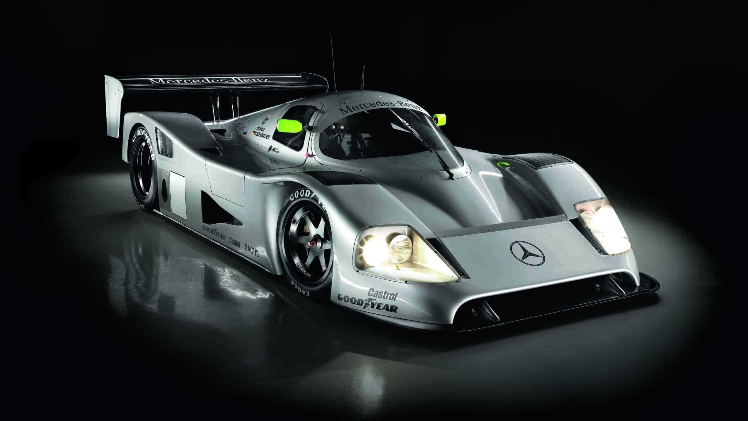 Mercedes Sauber C11 in studio with lights on