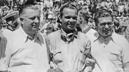 Why were Rudolf Caracciola’s trophies in Indianapolis?