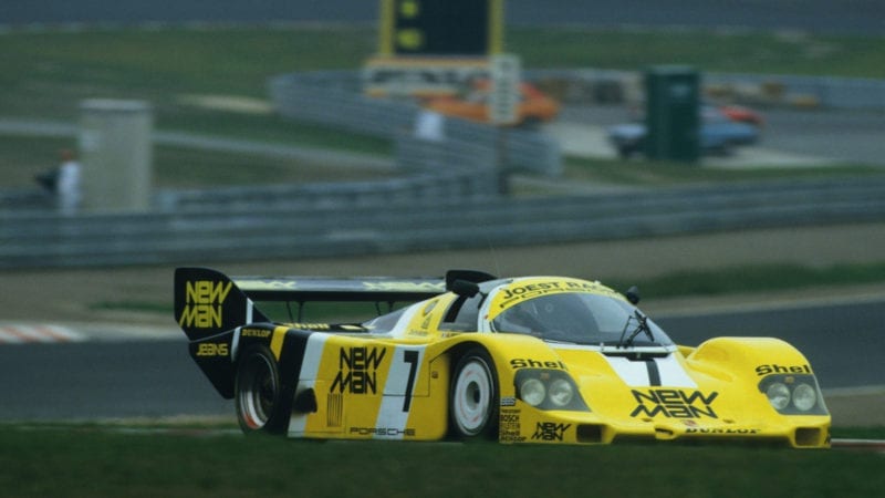 MOTORSPORT - LM GT 1984 - 1000 KM NURBURGRING - PHOTO: DPPI HENRI PESCAROLO (FRA) / AYRTON SENNA (FRA) / STEFAN JOHANSSON (SWE) - PORSCHE 956 - ACTION