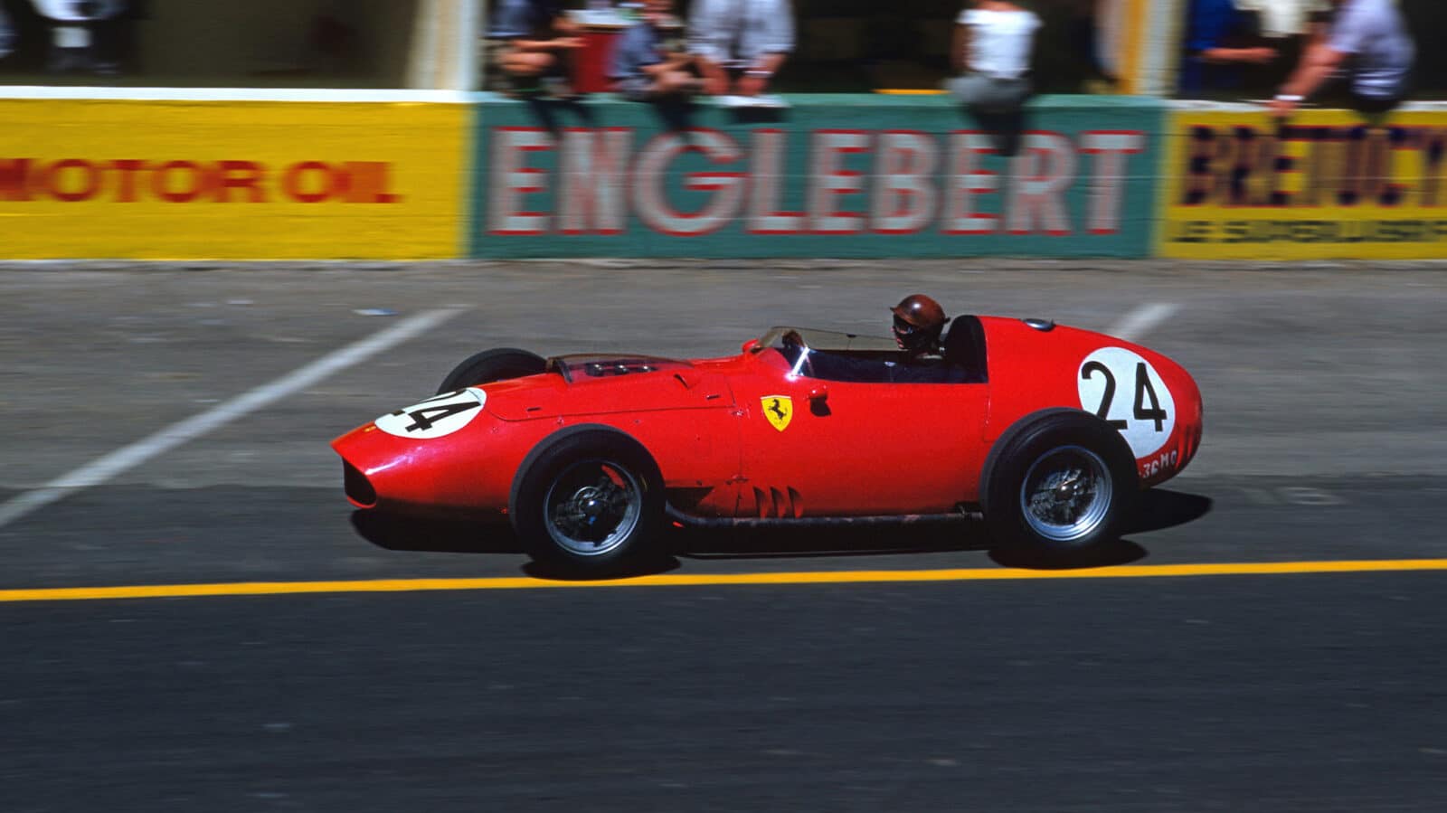 Tony Brooks in Ferrari 246 Dino