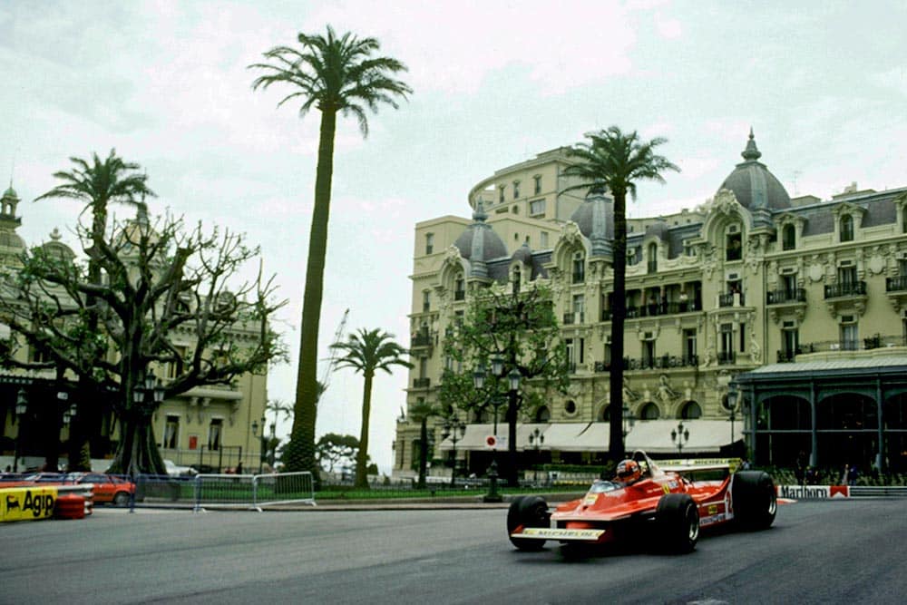 Gilles Villeneuve brought the difficult Ferrari 312T5 home in fifth place.