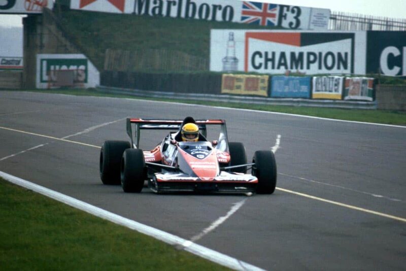 Ayrton Senna tests the Toleman TG183B for the first time. He would go on to make his Grand Prix debut with the team in the following season.