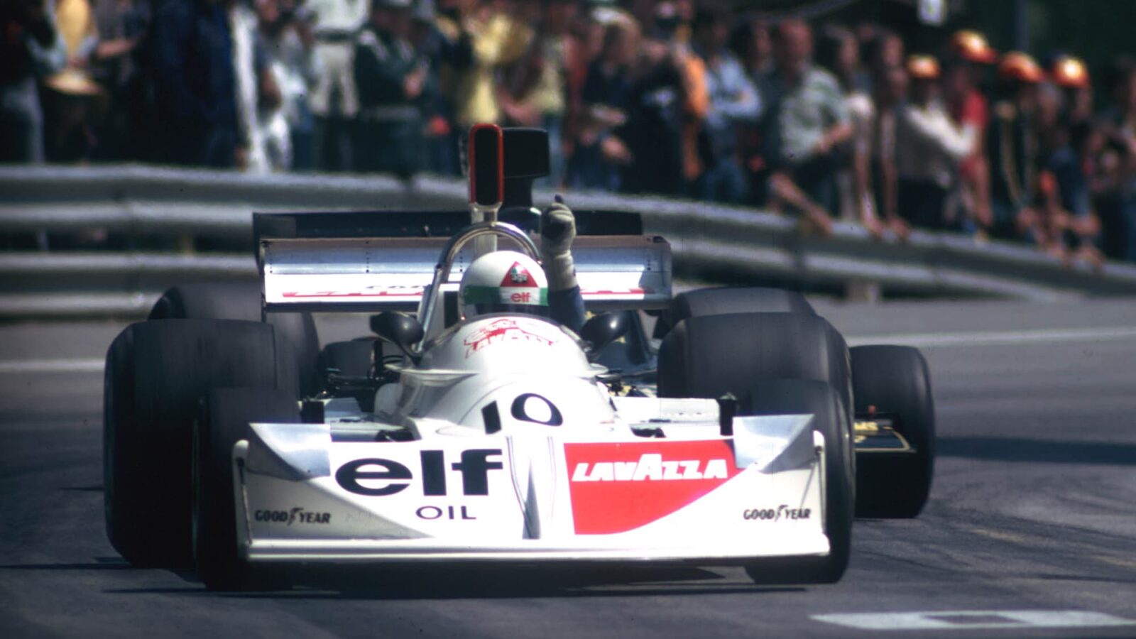 Lella Lombardi earns at point at Montjuich Park in 1975