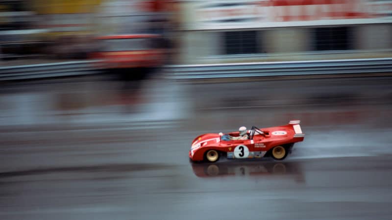 Brian Redman and Arturo MErzario Ferrari 312PB in the 1972 1000Km of Monza