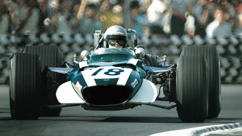 Vic Elford in the 1968 Mexican Grand Prix